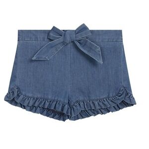 🔥FLASH‎ SALE🔥 CHLOE LIGHT DENIM SHORTS Navy 12 months
